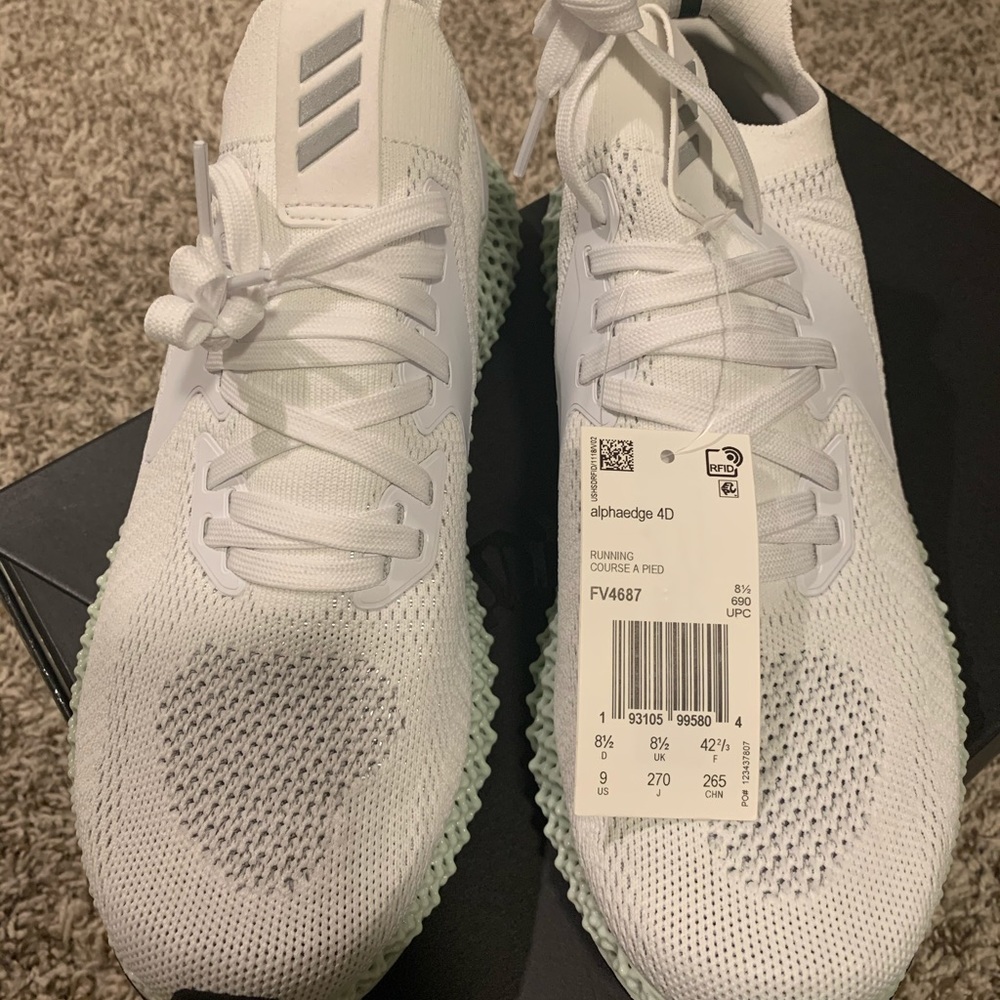 Adidas Alphaedge 4D White